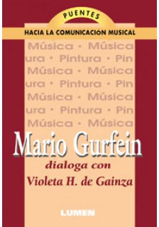 Violeta H. de Gainza conversa con Mario Gurfein